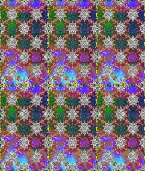 Raster düz çiçekleri pürüzsüz desen. Gri renkli çiçekler. Tasarım hediye paketi, tebrik kartları, posterler ve afiş tasarımı.