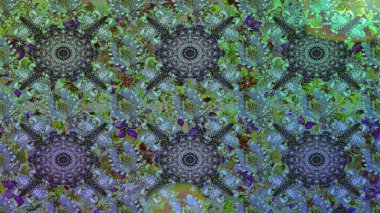 Raster illüstrasyonu. Kusursuz Tony kumaş deseni. Modaya uygun kumaş deseni. Küçük çiçekte sevimli çiçek deseni var..