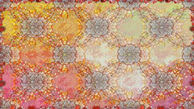 Raster illüstrasyonu. Küçük çiçekteki sevimli çiçek deseni. Kusursuz Tony kumaş deseni. Modaya uygun kumaş deseni.