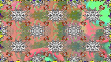 Kartlar, davetiyeler, tarih kartları ve daha fazlası için kullanılabilir. Tatlı suluboya, dikişsiz çiçek deseni. Büyük bir suluboya çiçek seti..