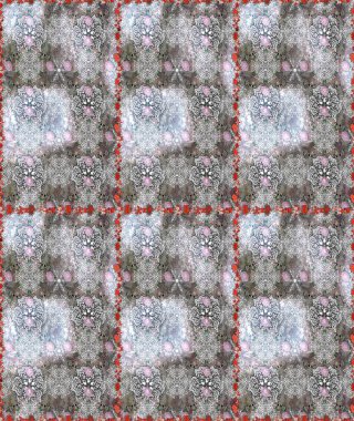 Modern gelişim, gri ve nötr raster arka plan duvar kağıdı çizimi, klasik çizgi çizgisi, desenli desenli çiçekler, çiçekli süsler. Çiçekli el, pürüzsüz desen..