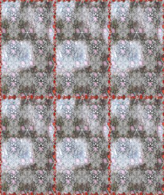 Modern gelişim, gri ve nötr raster arka plan duvar kağıdı çizimi, klasik çizgi çizgisi, desenli desenli çiçekler, çiçekli süsler. Çiçekli el, pürüzsüz desen..