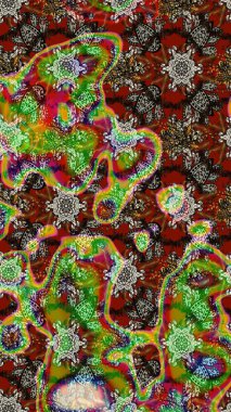 Raster deseni. Çiçekli çiçek deseni, suluboya. Küçük çiçekte güzel bir çiçek deseni..