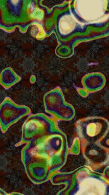 Renkli Bahar Teması eskiz kalıbı. Güzel kumaş deseni. Çiçek desenli çizim. Düz Çiçek Elementleri Tasarımı. Raster illüstrasyonu. Asya tekstil tarzında.