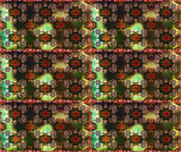 Çocuk stili. Düz Çiçek Elementleri Tasarımı. Renkli Bahar Temalı Kusursuz Arkaplan. Çiçekli pürüzsüz raster arka plan.