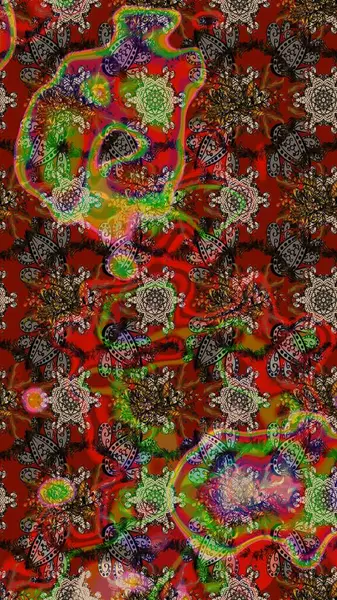 Parlak elementlerin. Çizim çiçek deseni duvar kağıdı, web sitesi arka planı, ambalaj kağıdı, davetiye, broşür, afiş veya web sitesi için kullanılabilir. El çizimi Raster illüstrasyonu.