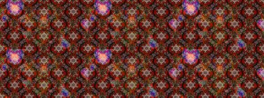 Şirin çiçekler. Raster Moda kumaş deseni. Çizgi çizimi deseni.