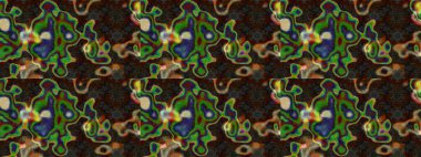 Raster suluboya çiçek deseni, narin çiçekler, kahverengi, gri ve yeşil çiçekler, tebrik kartı şablonu. Raster Güzel kumaş deseni.