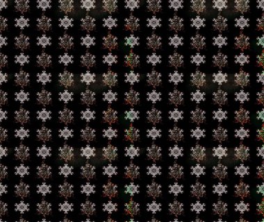 Siyah renkli etnik çiçeklerle süslenmiş zarif bir eskiz şekli. Raster Çiçek İllüstrasyon Şirin Tekstil.