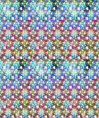 Çiçekli, yapraklı, çiçek desenli eskiz. El çizimi. Raster illüstrasyonu.