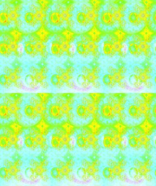 Raster illüstrasyonu. Yumuşak, yeşil renkli bahar çiçekleri. Raster çiçek desenli ve çiçekli..