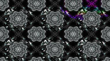 Raster illüstrasyonu. Çiçekli, yapraklı, çiçek desenli eskiz. El çizimi.