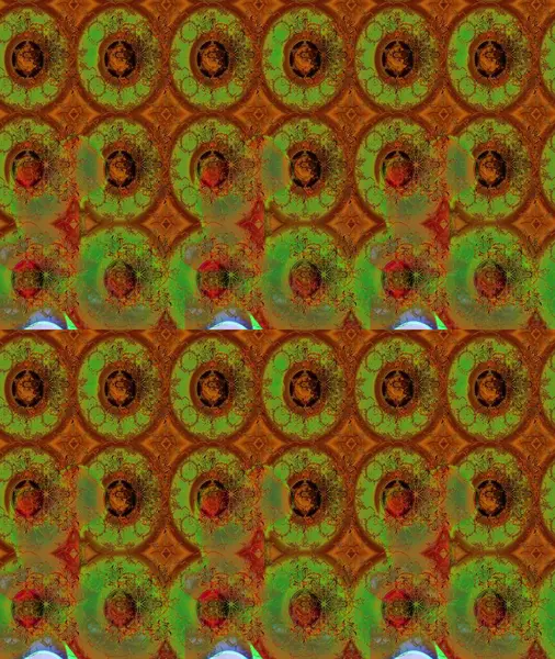 Çiçekler suluboya tarzında kahverengi renkte. Raster illüstrasyonunda çiçek deseni çizimi.