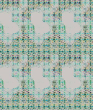 Robot resim. Küçük çiçekteki sevimli çiçek deseni. Raster illüstrasyonu.