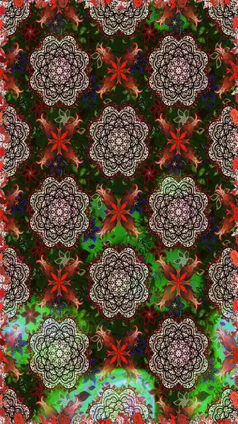 Paisley el çizimi elementler. Ev dekoru. Fantezi çiçekli kusursuz desen, doğal duvar kağıdı, çiçek desenli kıvrım çizimi..