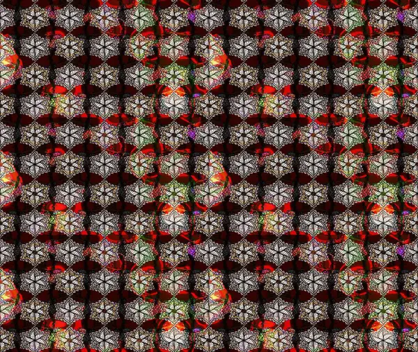 Raster illüstrasyonu. Tropik çiçek desenleri. Kahverengi renkte çiçekler.