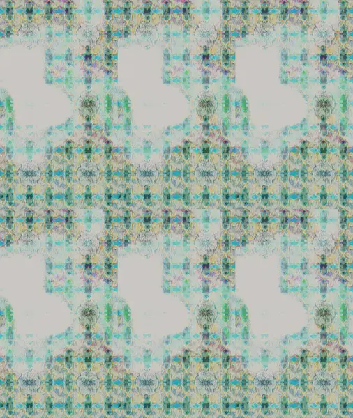 Robot resim. Küçük çiçekteki sevimli çiçek deseni. Raster illüstrasyonu.