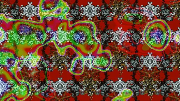 Raster Hip kumaş deseni. Eskiz Vintage Çiçek Deseni.