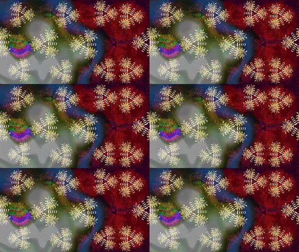 Raster illüstrasyonu. Gri renklerde. Güzel kumaş deseni. Raster illüstrasyonunda çiçek deseni çizimi.