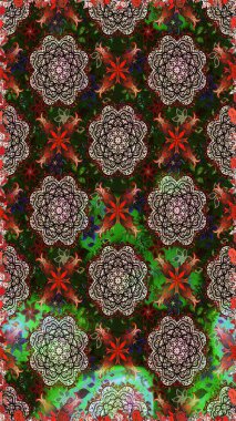 Paisley el çizimi elementler. Ev dekoru. Fantezi çiçekli kusursuz desen, doğal duvar kağıdı, çiçek desenli kıvrım çizimi..