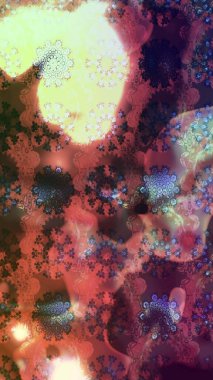 Güzel çiçek deseni. Düz Çiçek Elementleri Tasarımı. Renkli Bahar Teması eskiz kalıbı. Kahverengi renkte çiçekler.