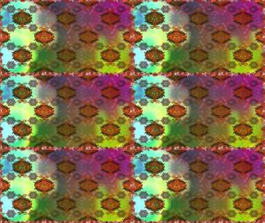 Raster illüstrasyonu. Güzel kumaş deseni. Hoş bir çiçek geçmişi var. Küçük bir çiçekte kusursuz desen.