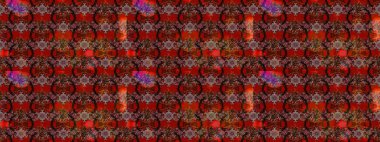 Renkli Bahar Teması eskiz kalıbı. Kahverengi, kırmızı ve siyah renkte çiçekler. Düz Çiçek Elementleri Tasarım Raster illüstrasyonu. Çiçek eskiz kalıbı geçmişi.