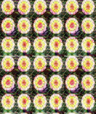 Sevimli çiçek raster deseni. Düz Çiçek Elementleri Tasarımı. Sarı renkli çiçekler. Renk Bahar Teması eskiz şablonu.