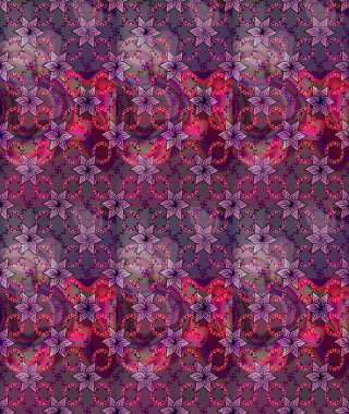 Çiçeksel fantezi tasarımı ve parlak bir arka plan çizimi. Düz Çiçek Elementleri Tasarımı. Renkli Bahar Teması çizim şablonu.