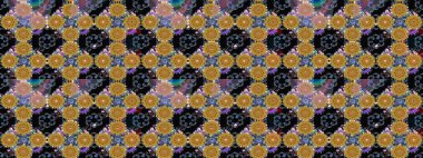 Çiçek desenli raster, siyah çizgi grafik desenli soyut raster arkaplan. Modern stil dokusu.