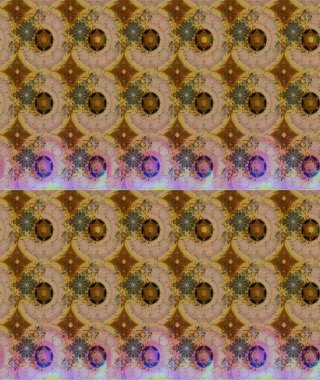 Eskiz arkaplan modeli. Raster - stok. Yapraklı çiçekler ve kahverengi renkli papatya çiçekleri..