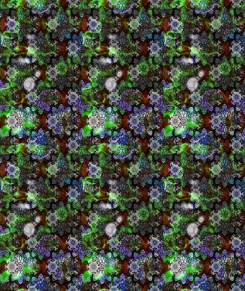 Çiçek kompozisyonu. Doğa. Raster deseni. Küçük çiçekte güzel bir desen var. - Gri çiçekler. Çiçek kolajı. Çiçek arka planı.