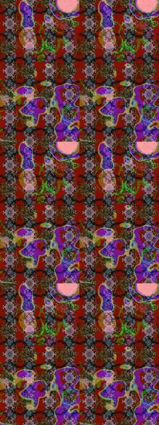 Renkli Bahar Teması eskiz kalıbı. Çiçekler kırmızı, kahverengi ve yeşil renklerde. Düz Çiçek Elementleri Tasarımı. Sevimli çiçek raster deseni.