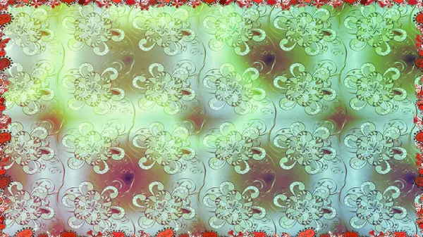 Raster Hip kumaş deseni. Kusursuz Vintage Çiçek Deseni.