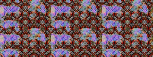 El çizimi çiçekli soyut çizim kalıbı. Gri, kahverengi ve kırmızı renkte çiçekler. Raster illüstrasyonu.