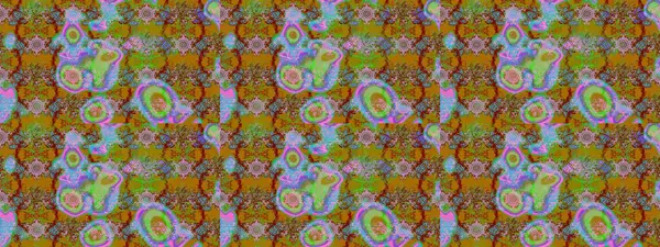 Çiçekler suluboya tarzında yeşil, kahverengi ve mavi renklerde. Raster illüstrasyonunda çiçek deseni çizimi.