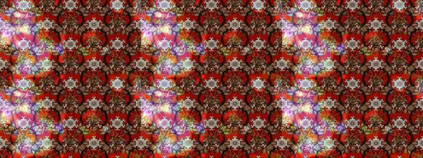 Renkli Bahar Teması eskiz kalıbı. Raster illüstrasyonundaki çiçek desenli çizim. Düz Çiçek Elementleri Tasarımı. Kahverengi, kırmızı ve siyah renkte çiçekler.