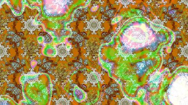 Tekstil ve kapak tasarımı için mükemmel. Renkli kahverengi, yeşil ve nötr çizim deseni. Doodle tarzı. Elle çizilmiş sonbahar çiçeği deseni. Kahverengi, yeşil ve nötr renkte çiçekler.