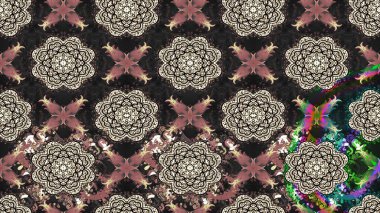 Sevimli çiçek raster deseni. Düz Çiçek Elementleri Tasarımı. Gri renkli çiçekler. Renkli Yaz Teması çizim şablonu.