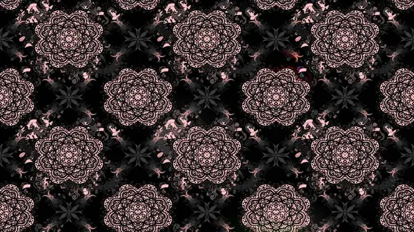 Düz Çiçek Elementleri Tasarımı. Raster illüstrasyonundaki çiçek desenli çizim. Siyah renkli çiçekler. Renkli Bahar Teması çizim şablonu.