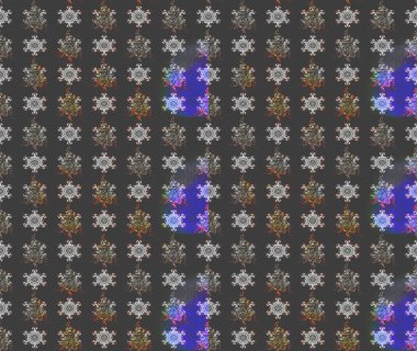 Çiçekli çizim şekli. Renkli Bahar Teması eskiz kalıbı. Düz Çiçek Elementleri Tasarımı. Gri renkli çiçekler.