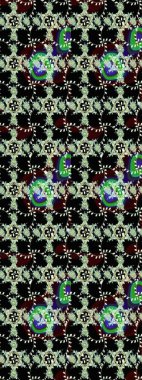 Düz Çiçek Elementleri Tasarımı. Güzel kumaş deseni. Yazdır. Güzel eskiz şekli. Raster çiçekli arka plan. Renkli Yaz Teması çizim şablonu.