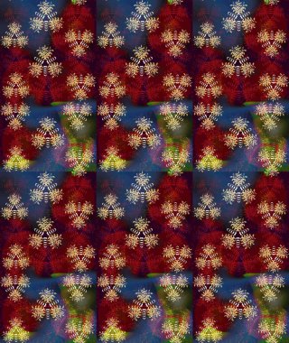 Poster ya da kapak için arka plan. Şirin, zarif çiçekler Raster illüstrasyonu. Tekstil için figür. Yapraklı çizim şekli. Davetiye ve kartpostal tasarımı için dekoratif çiçek unsurları.