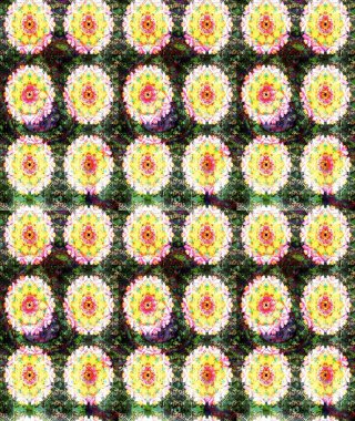 Sevimli çiçek raster deseni. Düz Çiçek Elementleri Tasarımı. Sarı renkli çiçekler. Renk Bahar Teması eskiz şablonu.