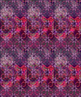 Çiçeksel fantezi tasarımı ve parlak bir arka plan çizimi. Düz Çiçek Elementleri Tasarımı. Renkli Bahar Teması çizim şablonu.