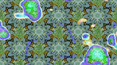 Yeşil renkli çiçekler. Yumuşak, bahar çiçekli arka plan. Raster çiçek desenli ve çiçekli..