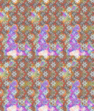 Kızılderili desenli desenli desenli şal deseni. Tekstil, tebrik kartı, boyama kitabı, telefon kılıfı baskısı için kullanılabilir. Raster Henna dövme stili. Etnik Mandala süsü.