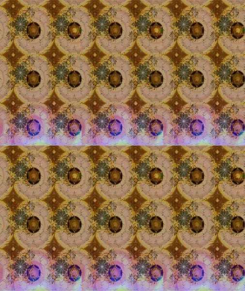 Eskiz arkaplan modeli. Raster - stok. Yapraklı çiçekler ve kahverengi renkli papatya çiçekleri..