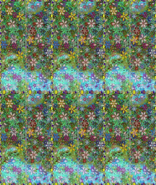 Eski model. Suluboya kusursuz desen. Raster illüstrasyonu. Dekorasyon ve tasarım için güzel bir desen. Moda baskısı. Çiçeğin suluboya çizimlerinin zarif deseni.