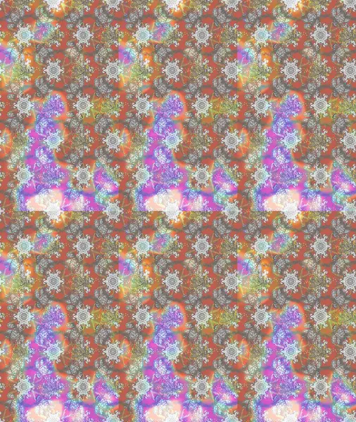 Kızılderili desenli desenli desenli şal deseni. Tekstil, tebrik kartı, boyama kitabı, telefon kılıfı baskısı için kullanılabilir. Raster Henna dövme stili. Etnik Mandala süsü.